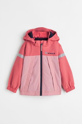 Куртка водонепроникна H&M д8298 рожева 98-104 2200000239051 фото